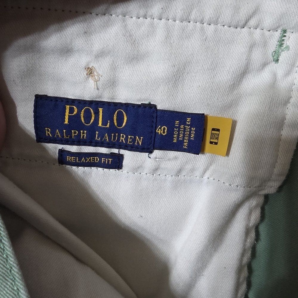 Polo Ralph Lauren Men's 40 Stretch Classic Fit Chino Shorts Mint Green - Picture 6 of 8